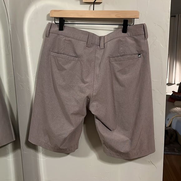 Travis Mathew brown Flat Front Shorts - Picture 4 of 4